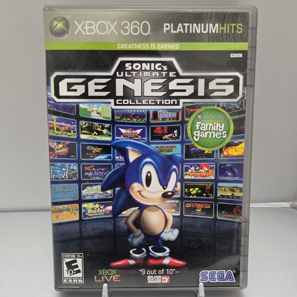 Sonic's Ultimate Genesis Collection - Xbox 360 - Complete CIB Platinum Hits
